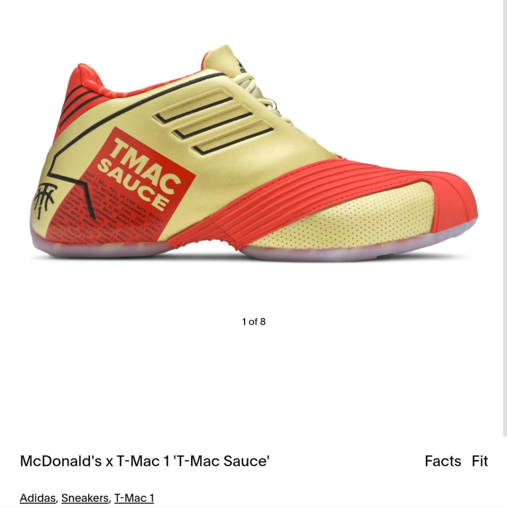 Adidas T Mac Basketball shoe 12.5
